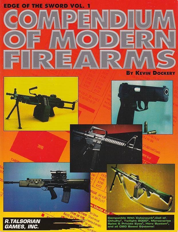 Edge of the Sword Vol 1 - Compendium of Modern Firearms (B-Grade) (Genbrug)